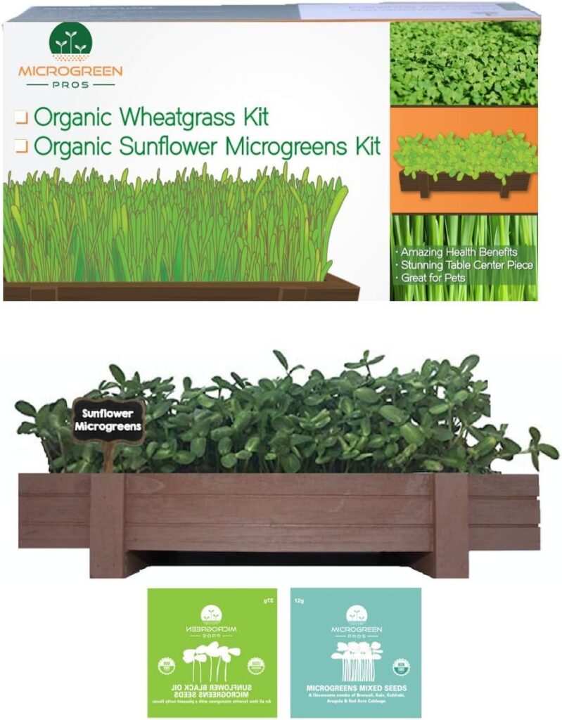 Microgreen Pros Organic Microgreens Growing Kit