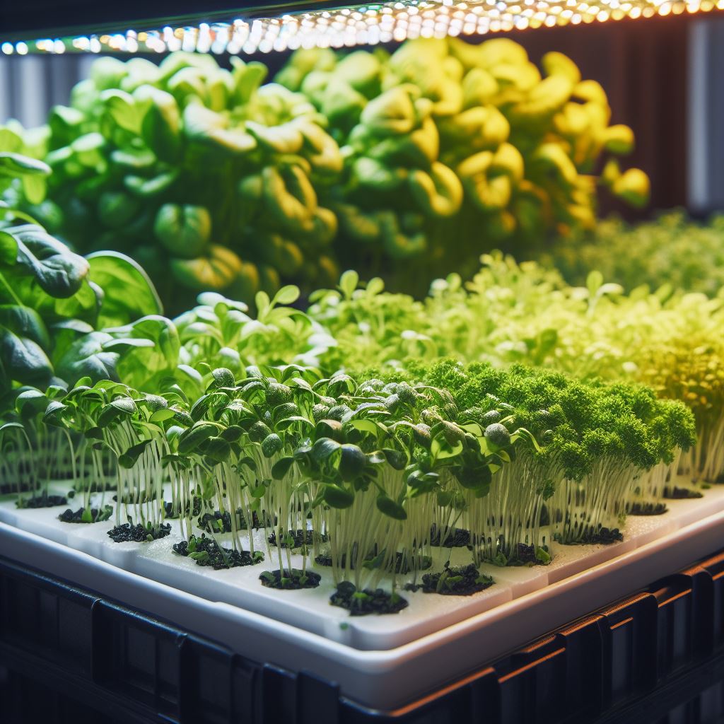 hydroponic microgreens